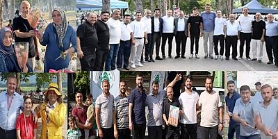 Geredeliler Derneği pikniğinde Halat çekme yarışında Örenbaşı şampiyon