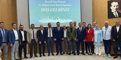 Kocaeli Kent Konseyinde Ali Korkmaz Başkanlığı Kadir Çetin'e devretti
