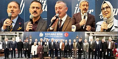 Kocaeli Rize Eğitim-Kültür ve Sağlık Vakfının tanıtımı iftar programında