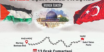 Kocaelili STK'lardan Gazze için ACİL Ateşkes Yürüyüşü Cumartesi 13.30