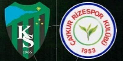 Kocaelispor Rizespor Cumartesi 16.00