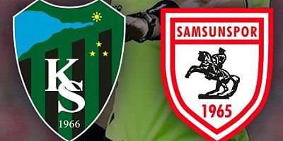 Kocaelispor-Samsunspor Pazar günü 20.00