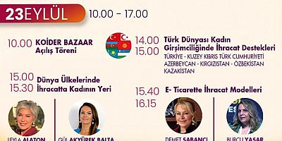 KOİDER Bazaar Açılışı İş Kadınları Buluşması Paneller Kongre Merkezinde