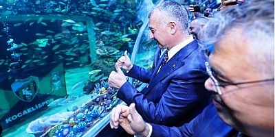 Körfez Aquada Dalgıçlar Kocaelispor bayrağı açtı. 