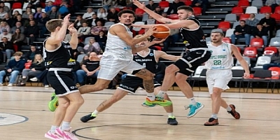 Körfez Basket Letonya Valmiera'yı 85-87 yendi
