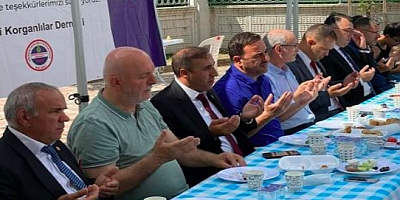 Korganlılar Derneğinden cami bahçesinde kahvaltı
