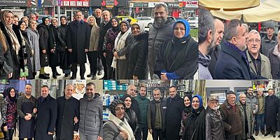 Kuruçeşmelilerden AK Parti İzmit'in Başkanı Halil Dokuzlar'a samimi ilgi