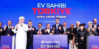 Kurum 10 bin 340 konutun kura çekiliş törenine katıldı