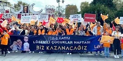 LÖSEV Kocaeli korteji her adımda iyilik çağrısı