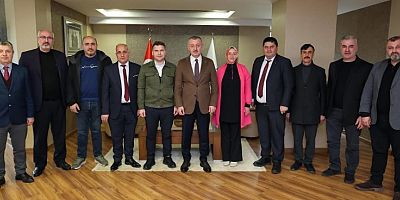 Manav Federasyonun Büyükakın ziyareti