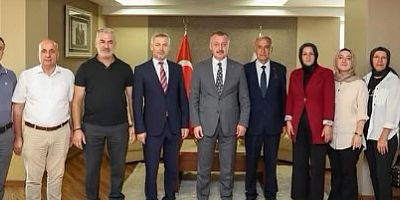 Manav Kültür Dernekleri Federasyonu Büyükşehir'de Büyükakın'a gitti