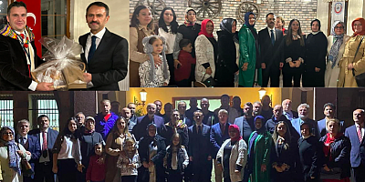 Manav Dernekleri Federasyonu Vali Aktaş'ı Manav Kültür Evinde ağırladı