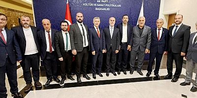 Manav Sivil Toplum Kuruluşları AK Parti Genel Merkezde Metin Tarhan'la