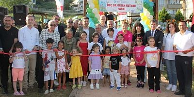 Merhum Utkan Mutman’ın adı parkta yaşatılacak