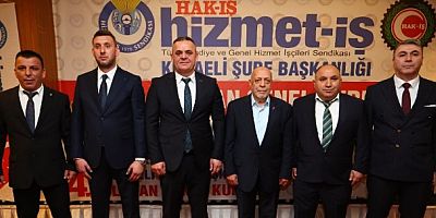 Muharrem Subaşı Hizmet-İş Sendikası Kocaeli Şubesinde yeniden başkan