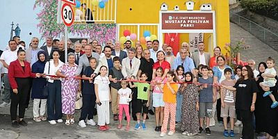 Mustafa Pehlivan Parkı çocuklara armağan