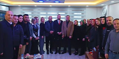 Öz Sağlık İş Başkanına Dokuzlardan iade-i ziyaret