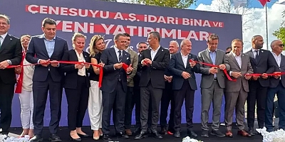Özgür Özel'den Çenesuyu yeni yatırımlar açılışı