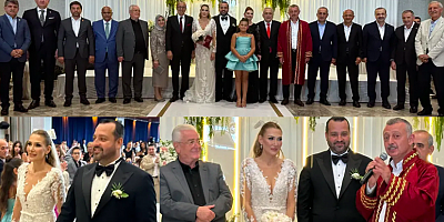 Pelin Seymen'le Cem Kozluca'n?n nikah? Kocaeli protokolunu bulu?turdu