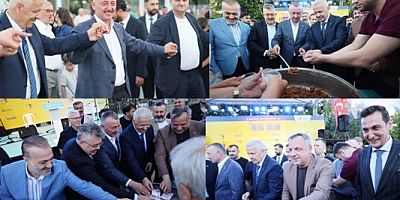 Rumeli Helva Şöleninde Tahir Başkan bahşişle kazanı açtı, halaya katıldı