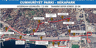 Sahil otoparkından Çarşıya Ring Servis 1 TL