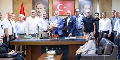 AK Parti İl Başkanı Şahin Talus'a Mardin Dernekleri heyetinden ziyaret