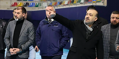 Şahin Başkandan kongre salonu denetlemesi