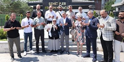Şehit Ergün Köncü anısına parkla anıt dualarla açıldı