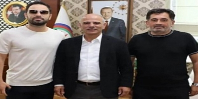 Şener Başkana Selçuk İnan ve Metin Özkan ziyareti