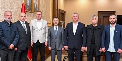 Şoförler  Otomobilcilerden Vali Aktaş ziyareti