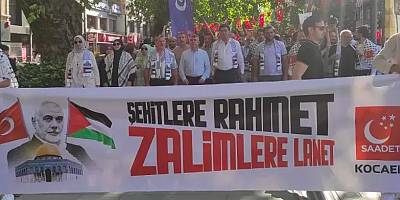 SP-Şehitlere Rahmet ve Zalimlere Lanet yürüyüşü
