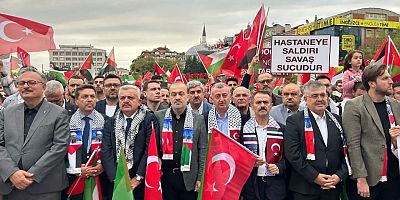 Sumud Filosuna destek için kortej yürüyüşü ve miting 