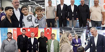 Tahir Başkan Kitap Fuarında Gençlerle sohbet etti STK ziyaretleri yaptı