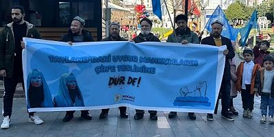 Uygur Türklerinin Taylanda 48 Uygur Türkü iade tepkisi