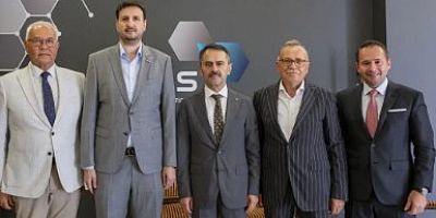 Vali Aktaş ASKON Başkanı Işık'ın fabrikasında