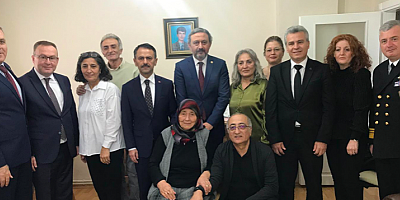 Vali Aktaş Şehit Öğretmen Erkan Aydın’ın evinde