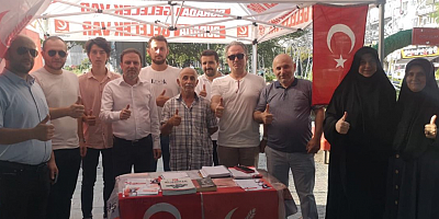 YRP İzmit İlçe Şener'den En fazla üye kaydeden partiyiz