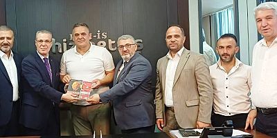 YRP-Yeniden Refah heyeti HAK-İŞ, Hizmet-iş Şube Başkan Muharrem Subaşı ziyaretinde