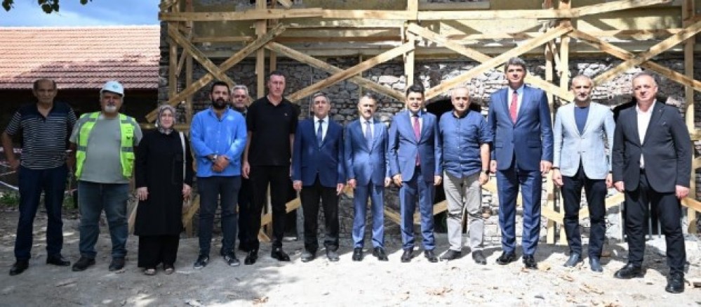 Tarihi Derbent Tren Garında Restorasyon incelemesi