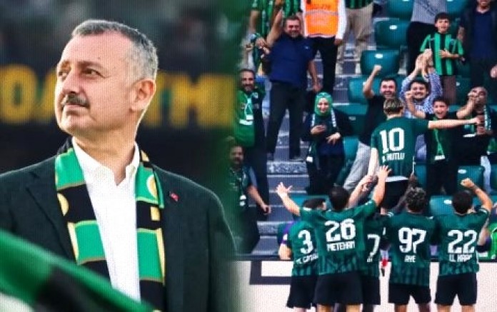 Tebrikler takım, tebrikler Büyük Kocaelispor camiası”