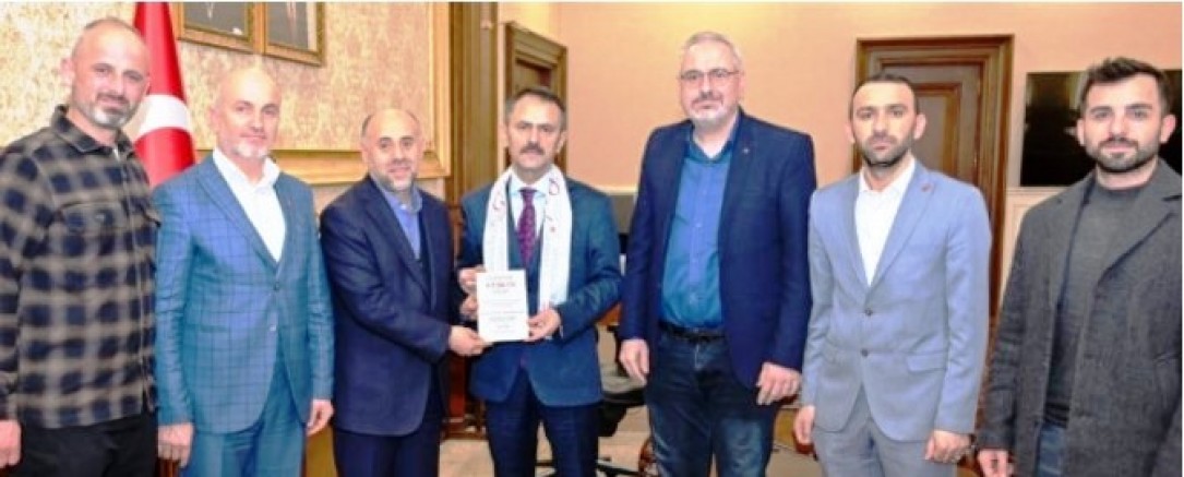 Tokatlıların Keşkek gecesi davetiyesi Vali Aktaş'a