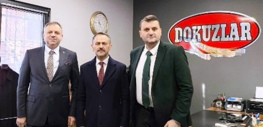 Vali Aktaş Halil ve Mahir Dokuzların şirketi Dokuzlar Gıdayı ziyaret etti