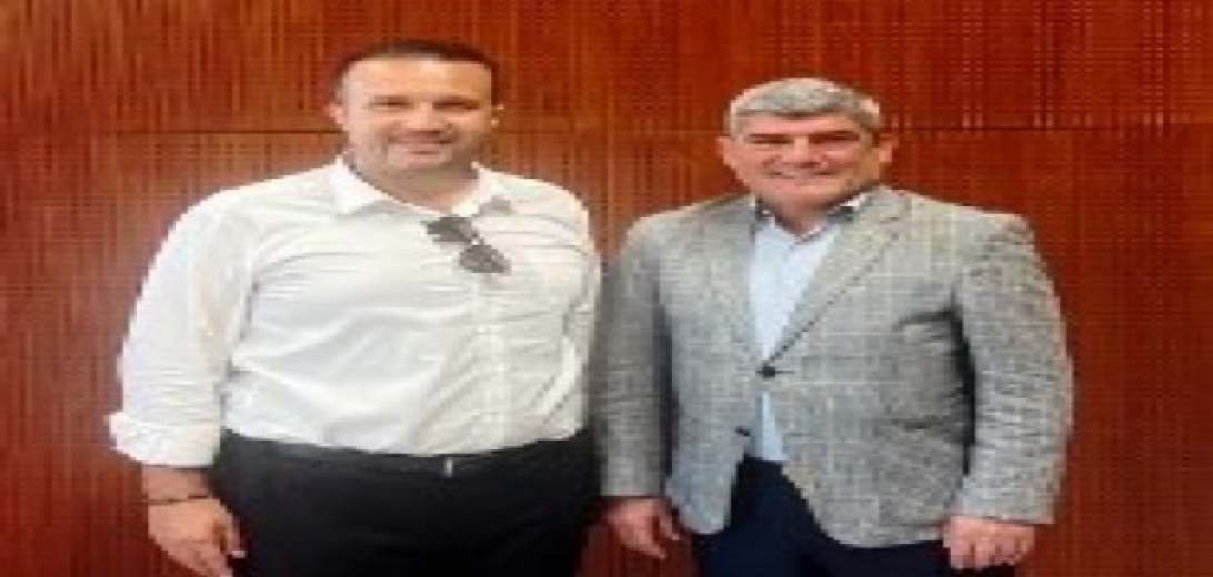 Vedat Doğusel'in Ceyhun Yalçın'a hayırlı olsun ziyareti